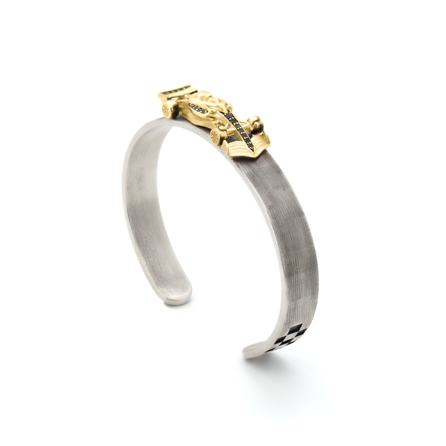 Golden Race Car Bangle