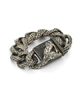 Serpent Bracelet with Diamonds