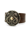 Dragon Shield Bracelet with Diamonds
