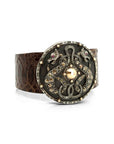 Dragon Shield Bracelet with Diamonds