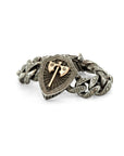 Taru Labrys and Shield Bracelet with Diamonds