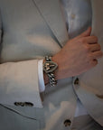 Taru Labrys and Shield Bracelet with Diamonds