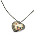 Heart and Butterfly Necklace