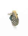 Fish Ring with Diamonds