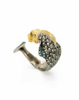 Fish Ring with Diamonds