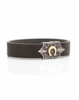 Golden Horseshoe and Roses Bracelet