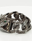 Serpent Bracelet with Diamonds