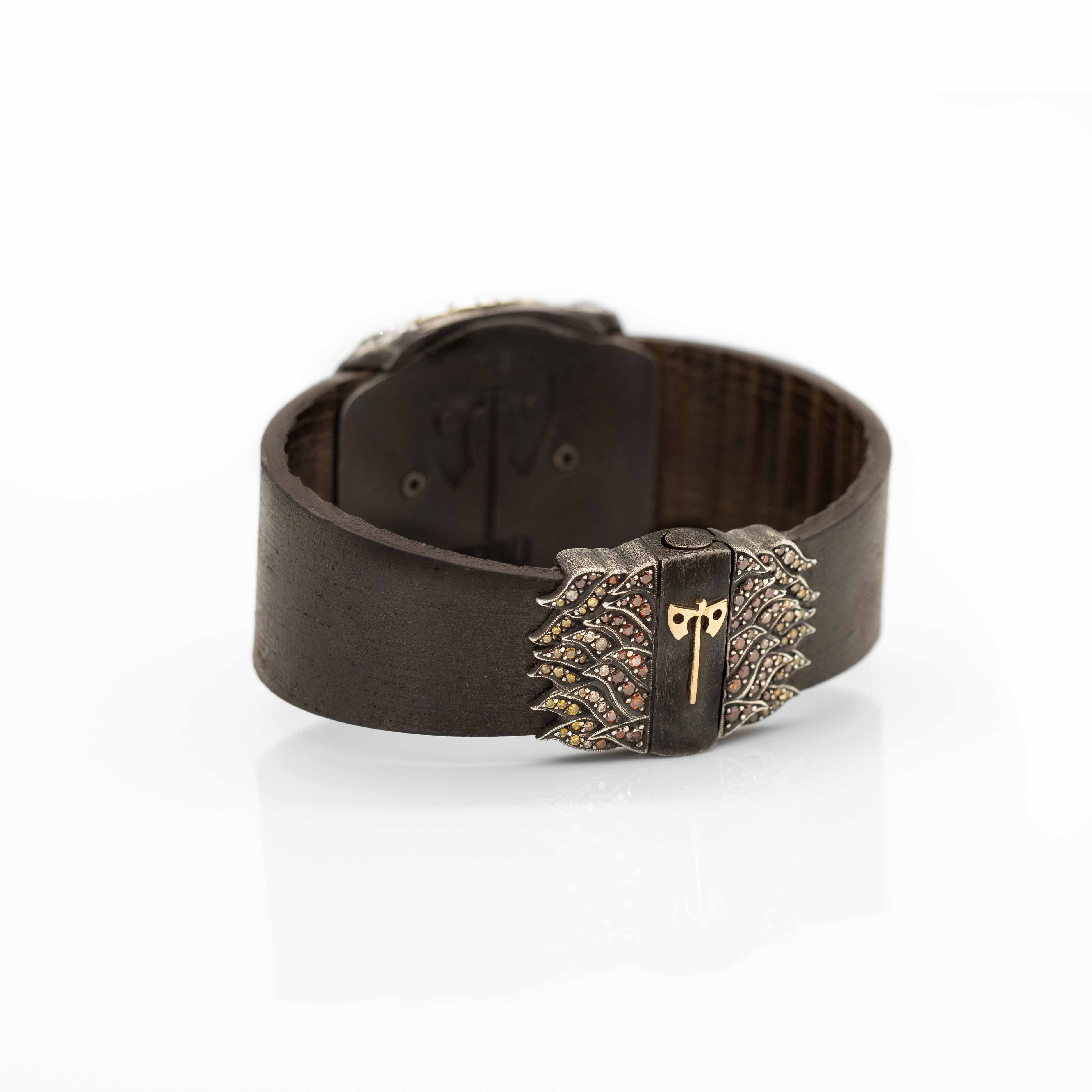 Lion Bracelet with Diamonds