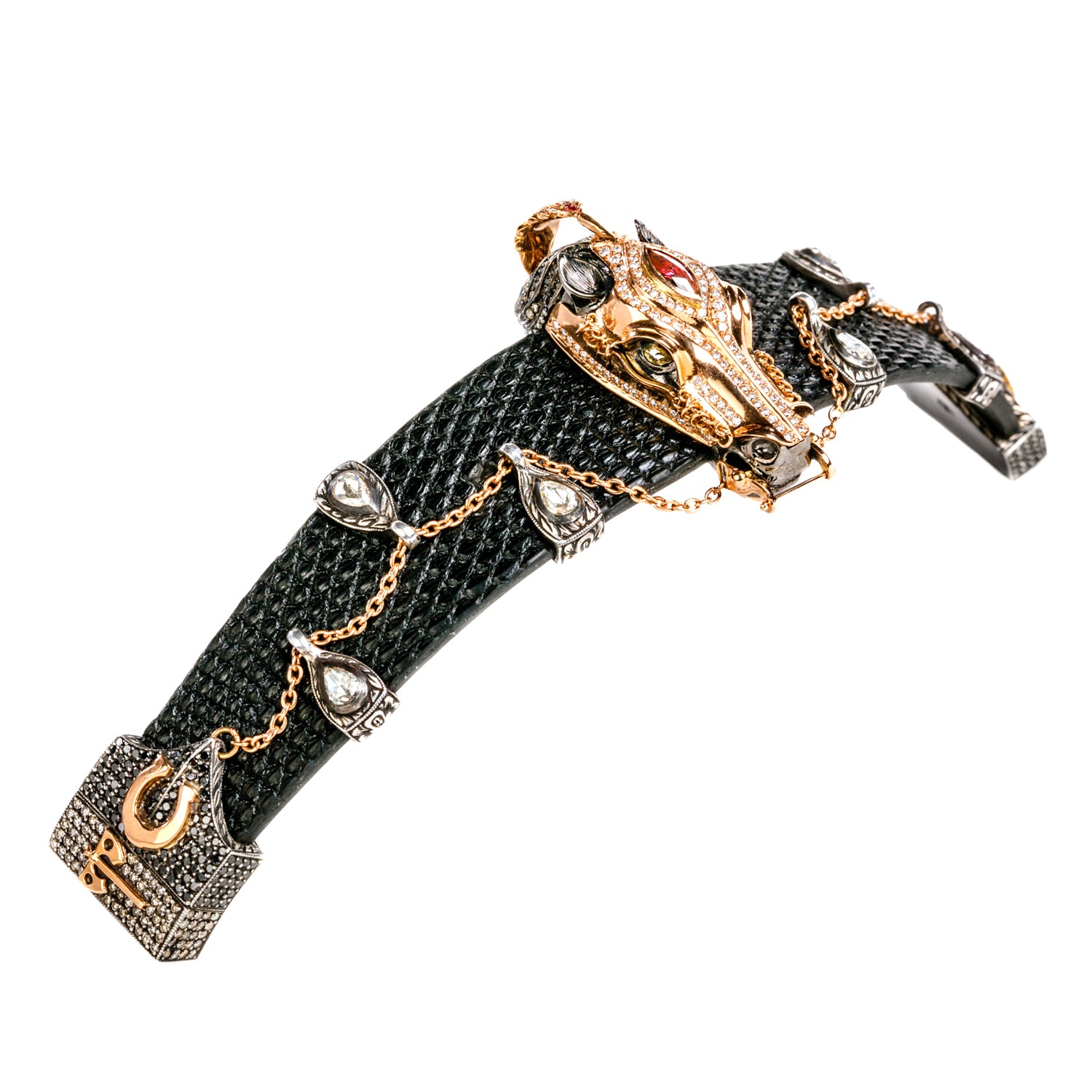 Ceremonial Horse Bracelet with Diamonds