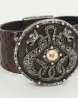 Dragon Shield Bracelet with Diamonds