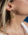 Dragon Earrings with Diamonds