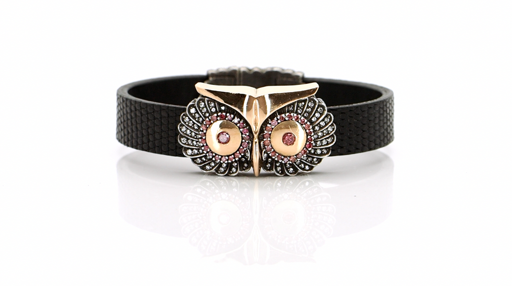 Red Owl Bracelet Adjustable Good Luck Owl Bracelet Red Knotted | eBay