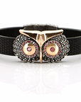 Owl Bracelet with Diamonds