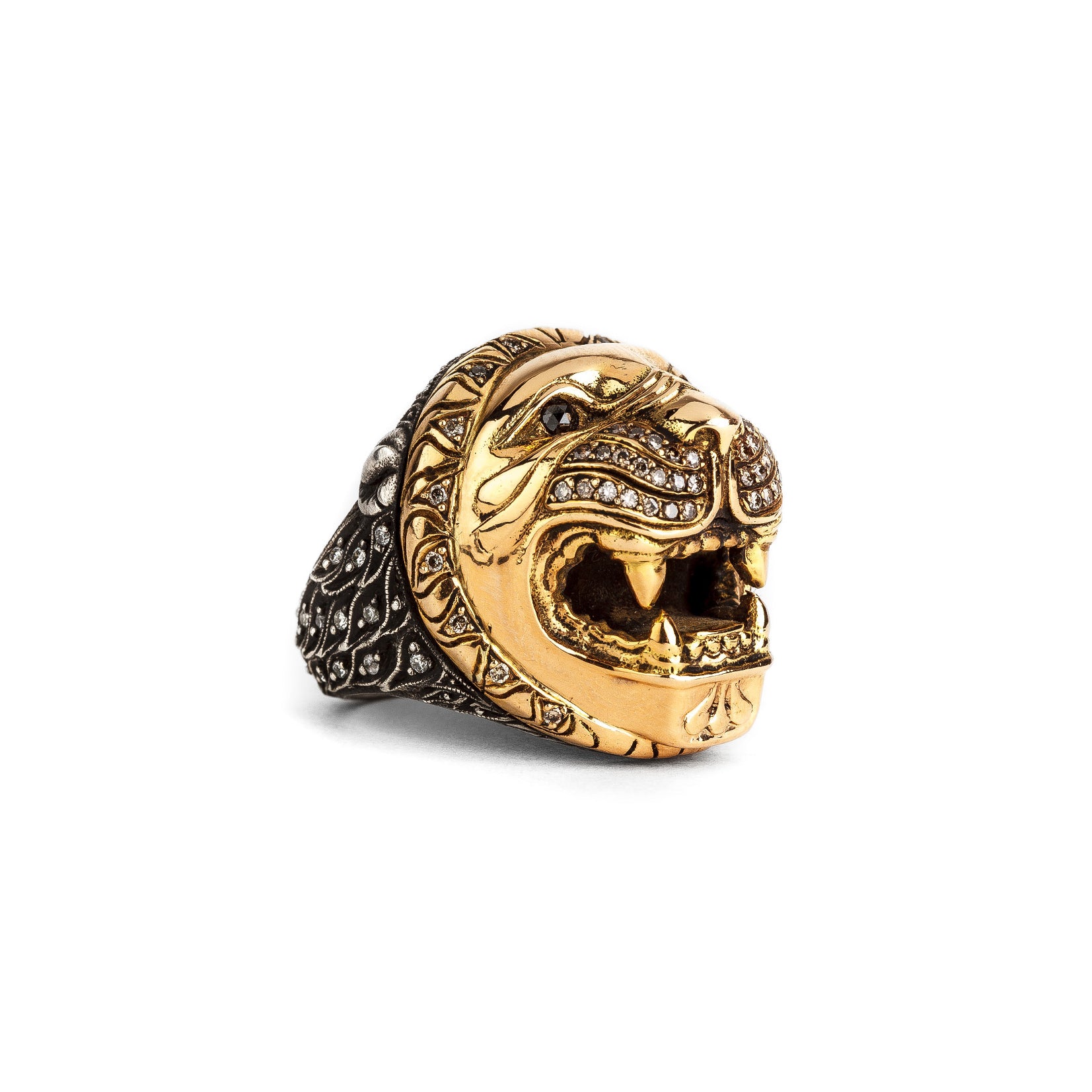 Golden Lion Ring