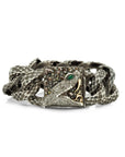 Serpent Bracelet with Diamonds
