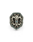 Fleur De Lis Shield Ring